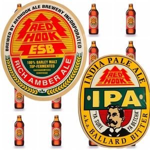 RED HOOK IPA Metal Bar Signs 2 Styles Near Mint